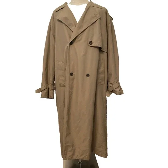 NEWPORT HARVOR トレンチコート Newport Harbor Career Apparel Dark Navy Blue Trench Coat